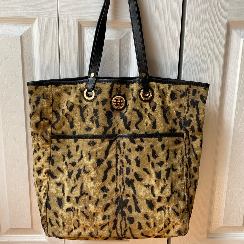 Tory Burch Leopard Print Tote